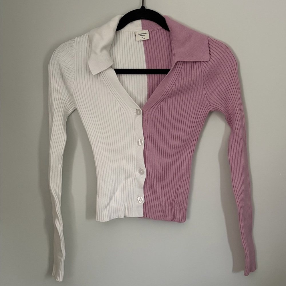 Abercrombie & Fitch Colorblock Cardigan